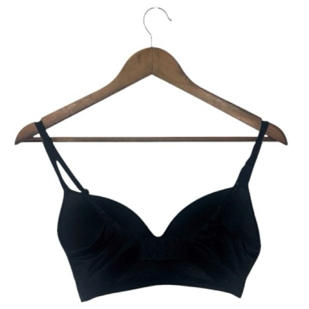 Soma Enbliss Wireless Black Bra Stretchy Modest Comfort Size 34C - Picture 2 of 3
